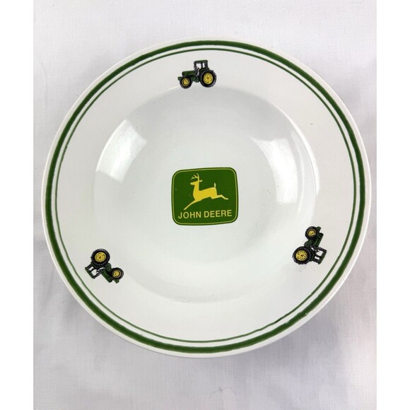 Set of 3 John Deere Tractor Soup Salad Cereal Bowl by Gibson 9” - Picture 13 of 14